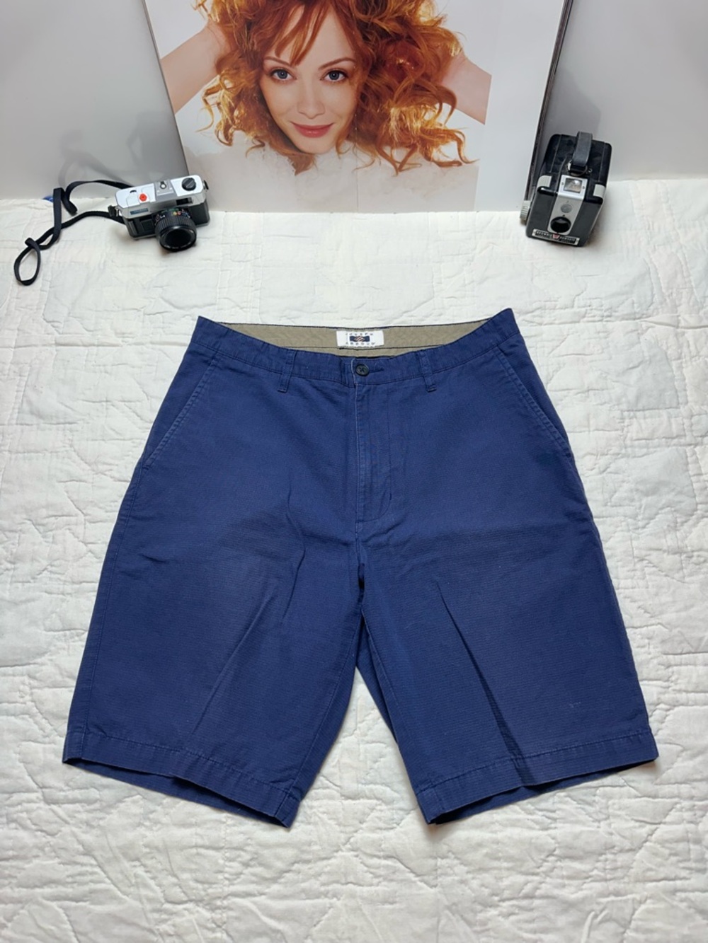 Cotton Tailored Shorts | Flat Front Golf Preppy · Joseph Abboud